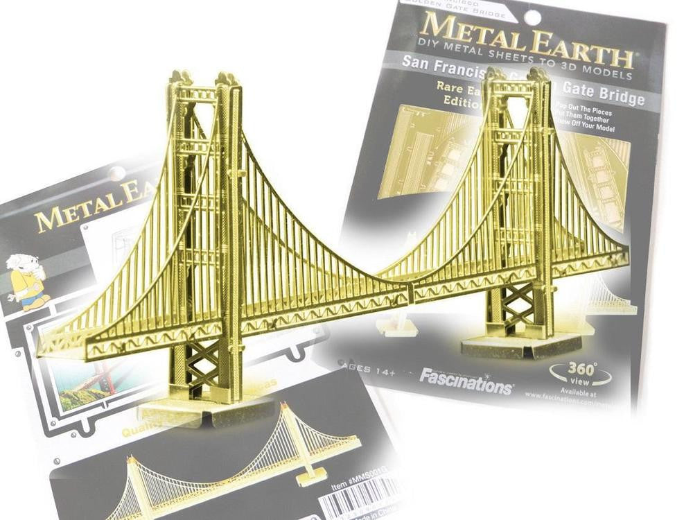 Metal Earth - Golden Gate Bridge - Gold Version