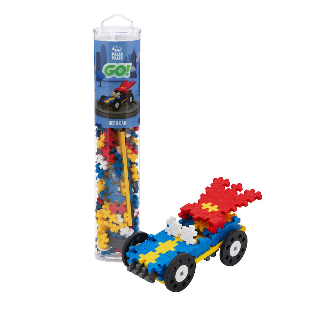 Plus-Plus Tube 200 pc Color Cars - Hero