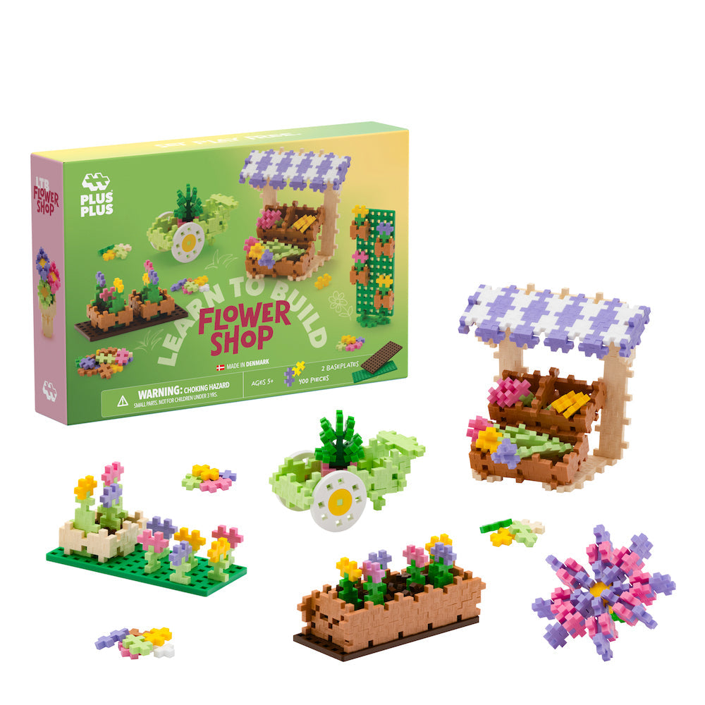 Plus-Plus: Learn to Build Flower Shop