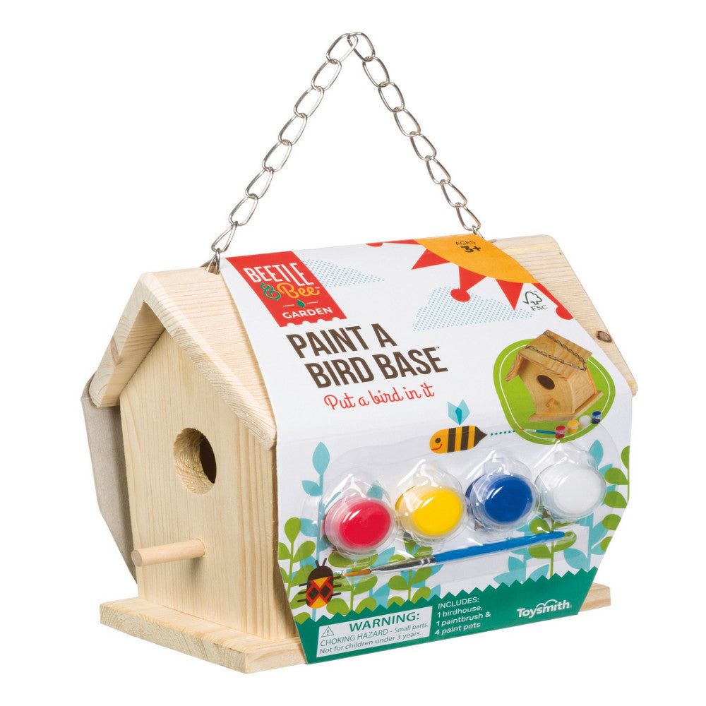Beetle & Bee Garden Paint a Bird Base