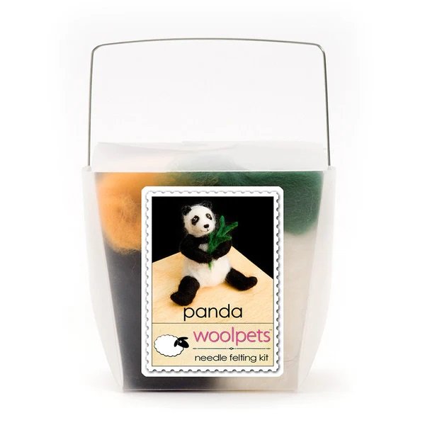 Needle Felting Kit - Panda Bear