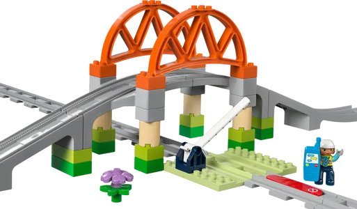 DUPLO Train Bridge and Tracks Expansion Set