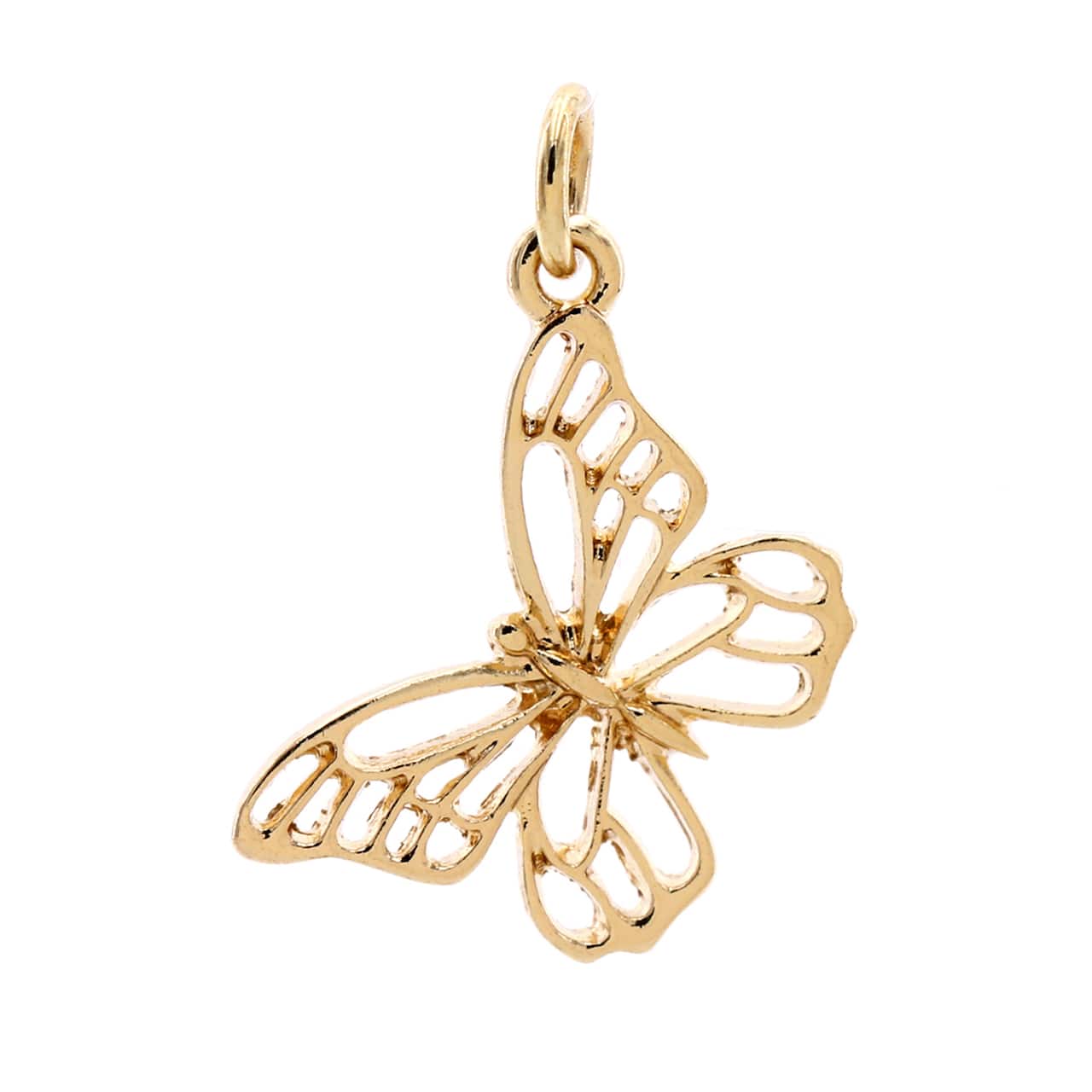 Charm - Gold Butterfly