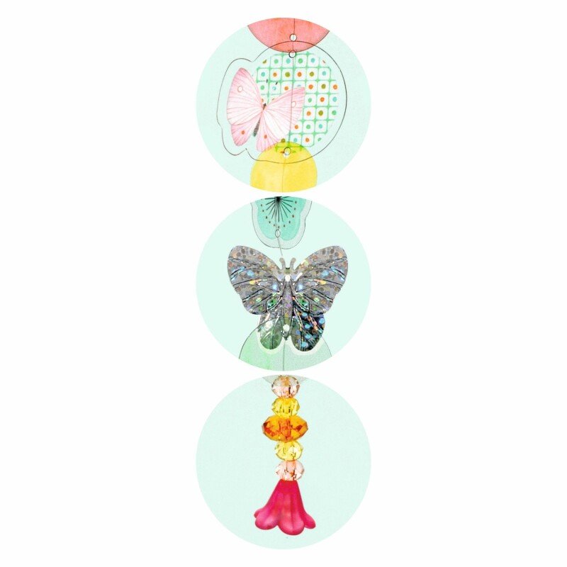 DIY Butterflies Suncatcher