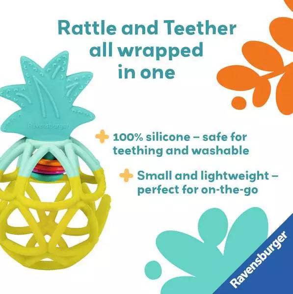 Rattle Teether Pineapple