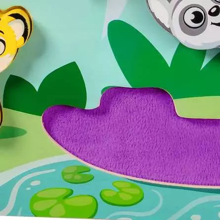 Wooden Touch & Play Puzzle Jungle