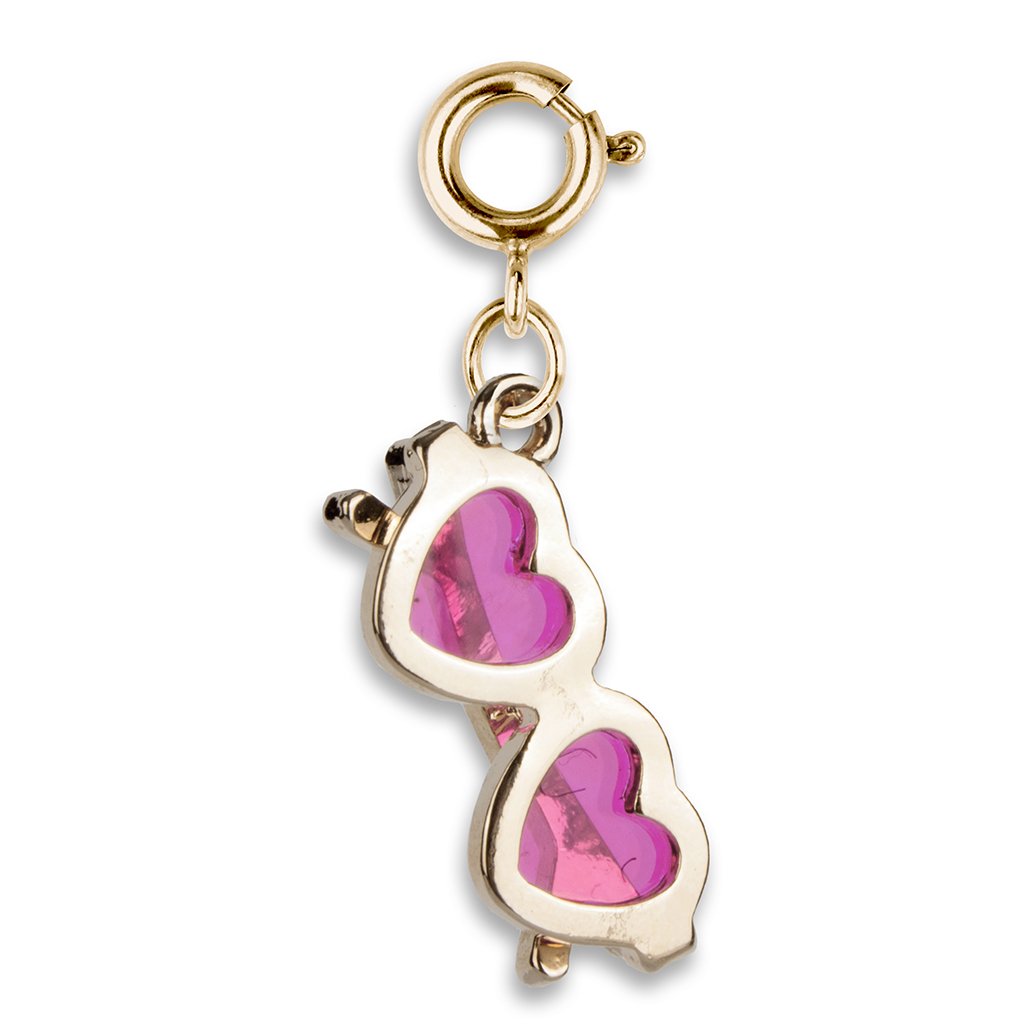 Charm - Gold Heart Sunglasses