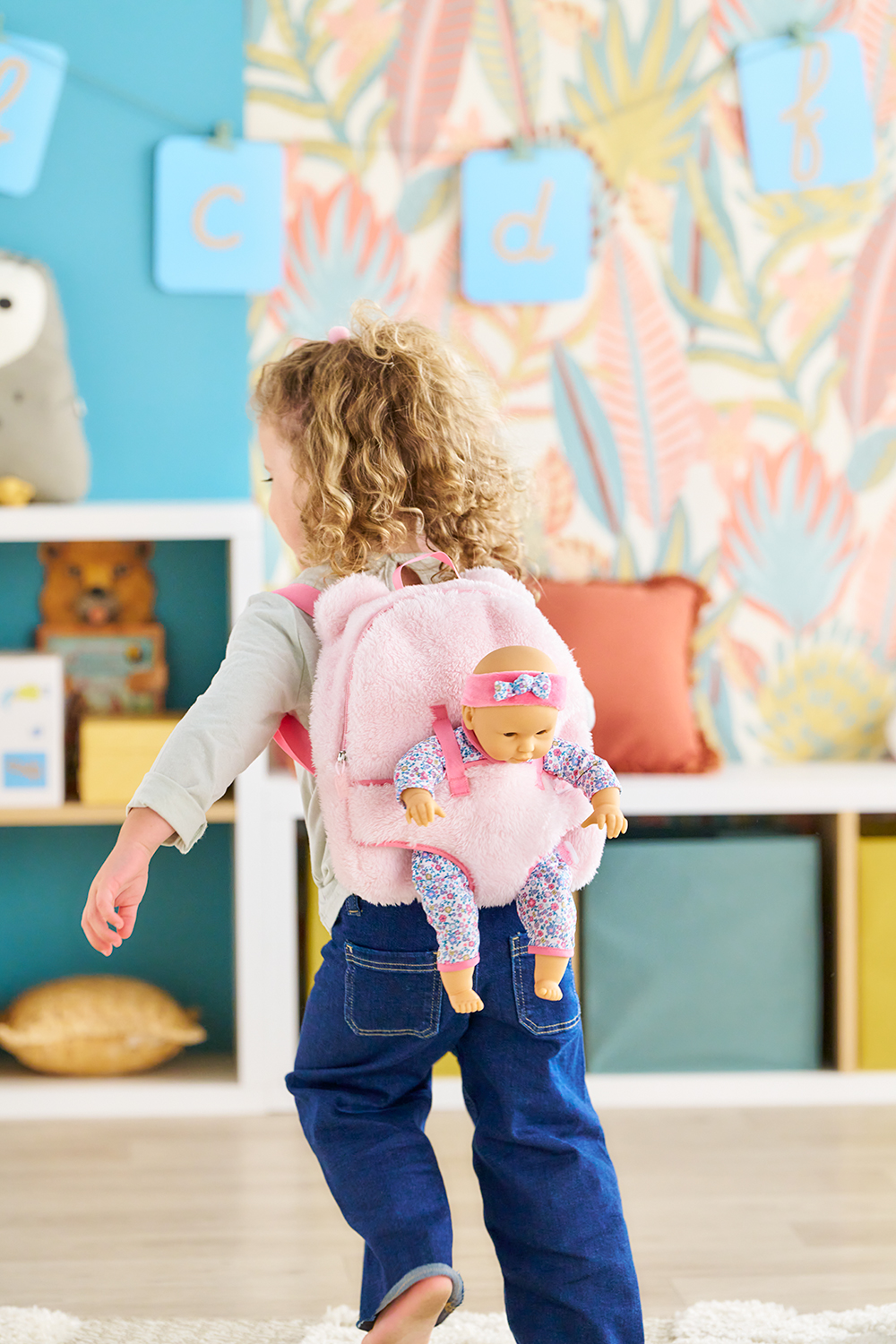 12" Plush Backpack Doll Carrier