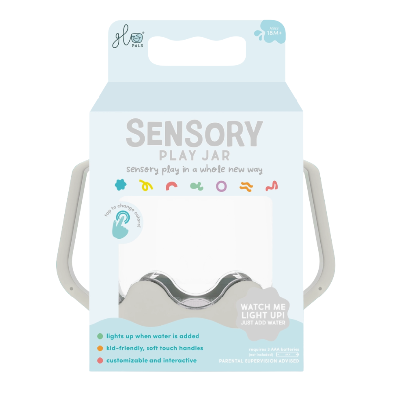 Glo Pals - Cloud Grey Sensory Jar