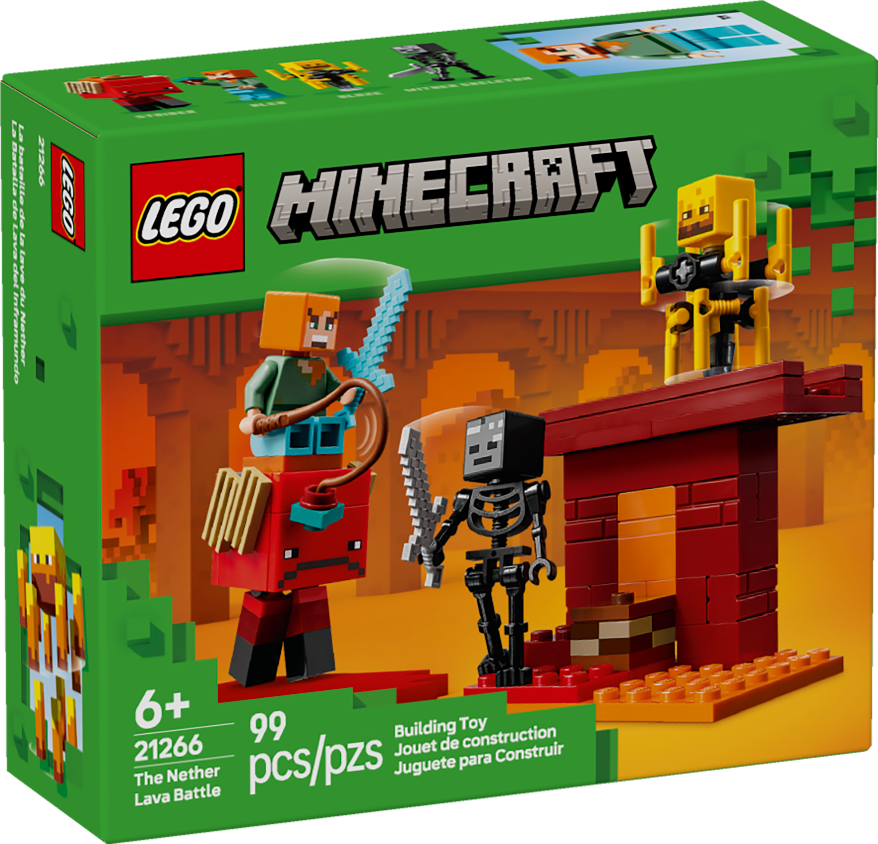 LEGO The Nether Lava Battle V39