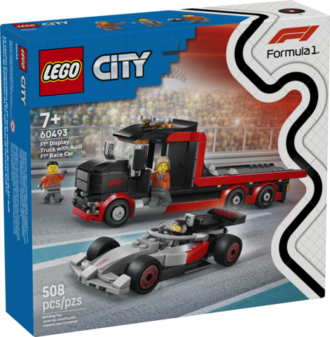 F1 Display truck w/Audi Race Car