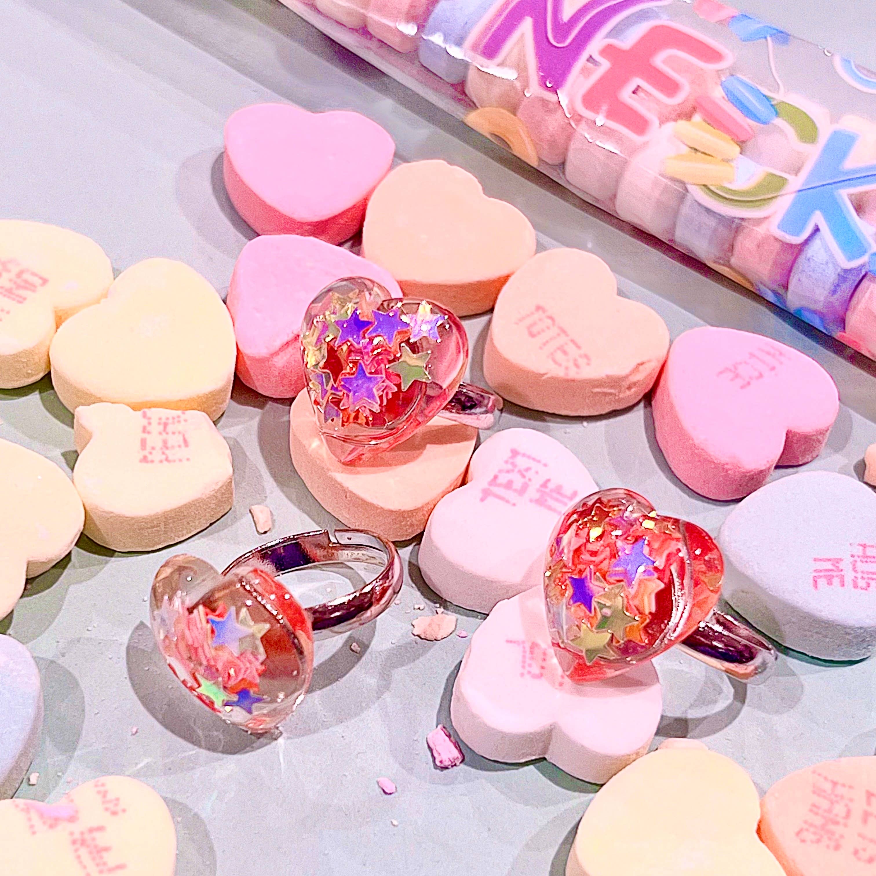 Confetti Heart Kid's Ring