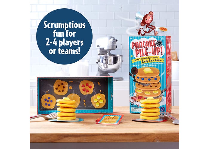 Pancake Pile-Up Relay Game