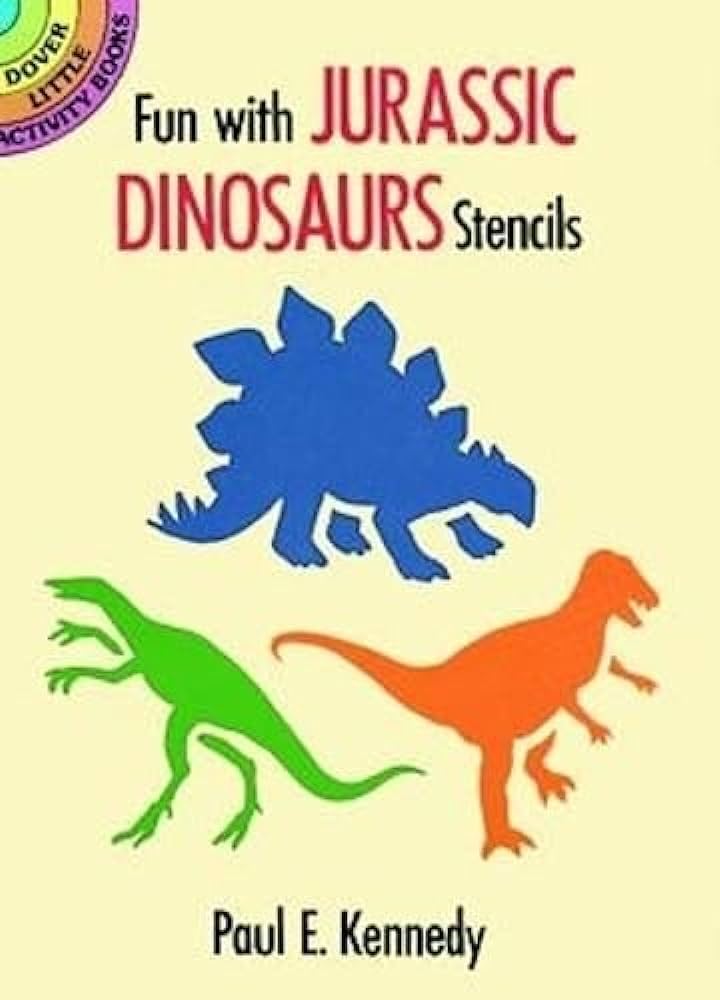 Fun With Jurassic Dinosaur Stencils