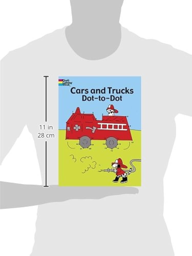 Cars and Trucks Dot-to-Dot