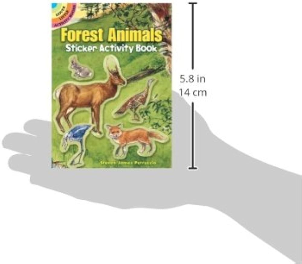 Sticker Activity Book - Forest Animals