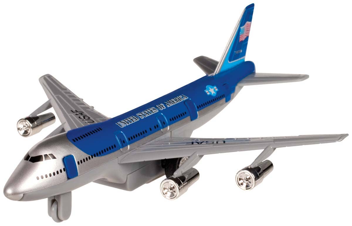 Diecast Pull Back Turbo Jets, Assorted