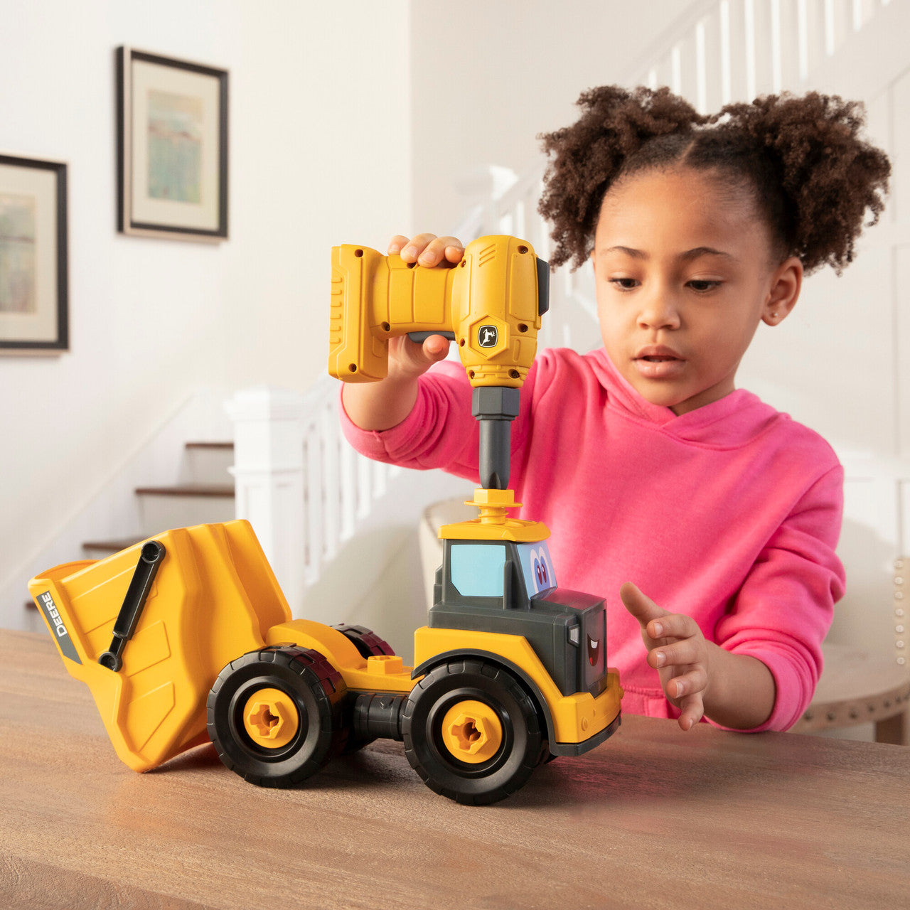 JOHN DEERE BUILD A BUDDY YELLOW DUMP TRUCK