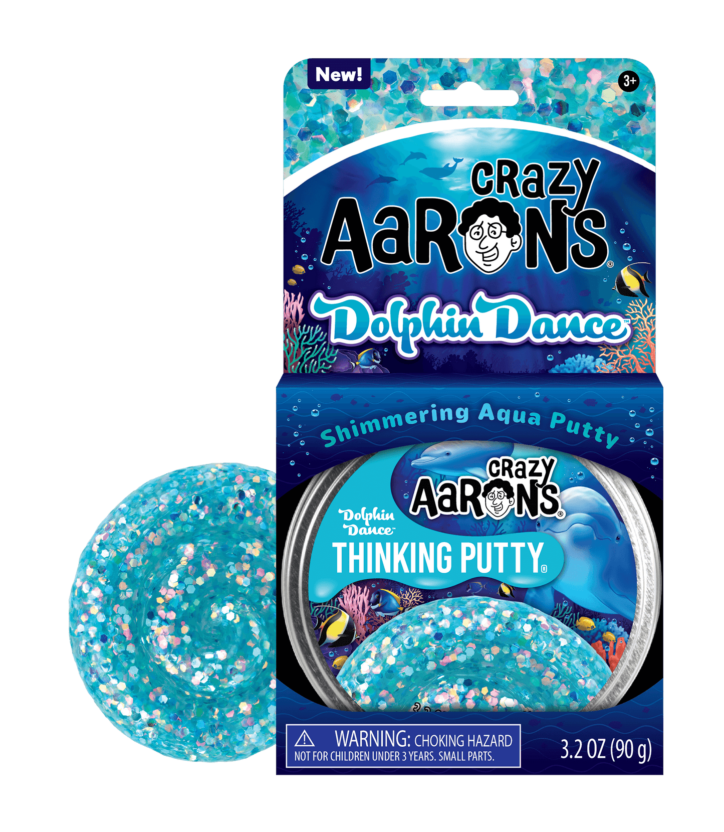 4" Thinking Putty - Dolphin Dance