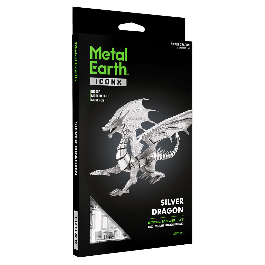 Metal Earth - Silver Dragon