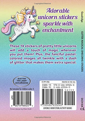 Glitter Stickers - Magical Unicorns