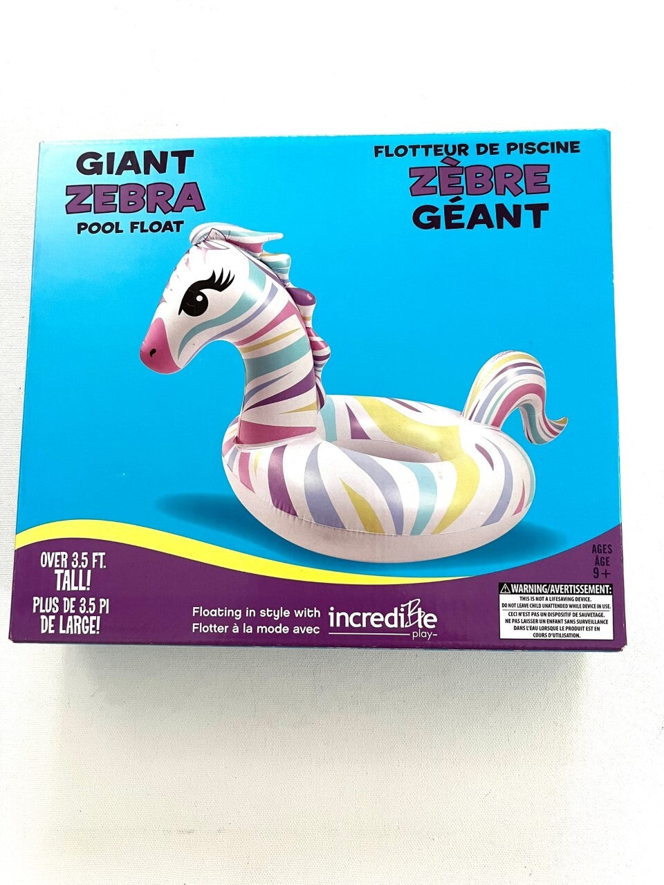 Giant Zebra Pool Float