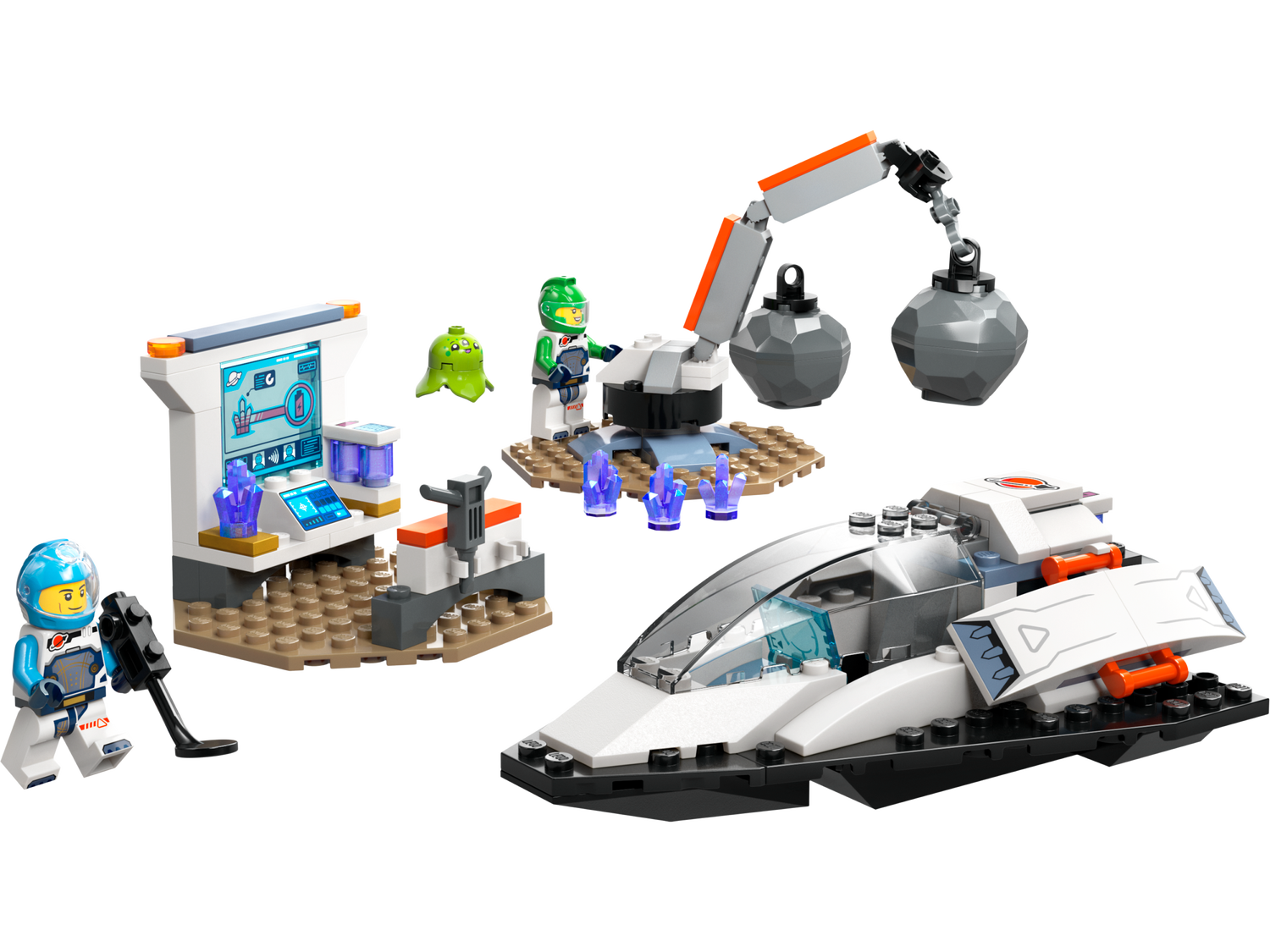 LEGO Spaceship And Asteroid Discovery
