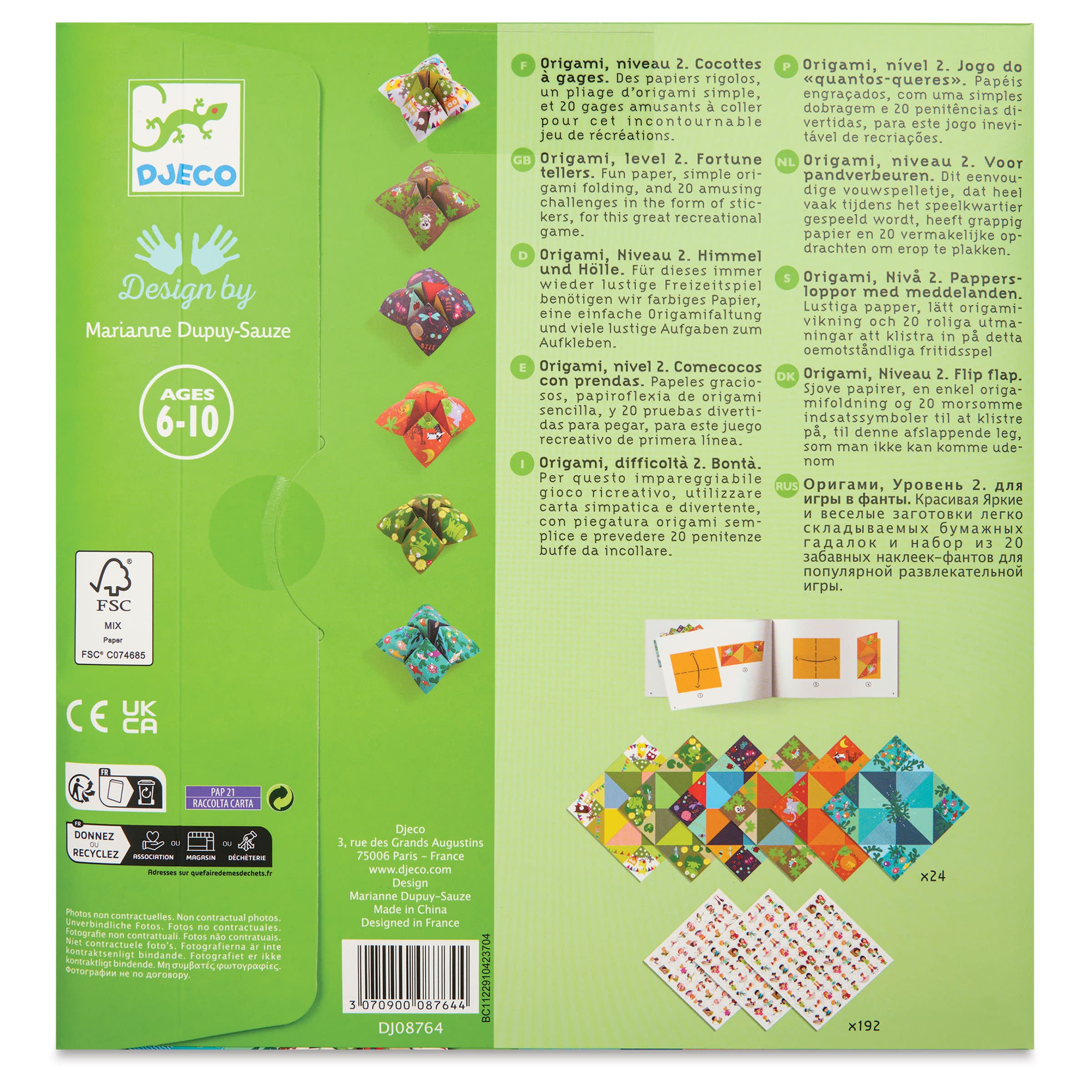 Origami Fortune Tellers Animals