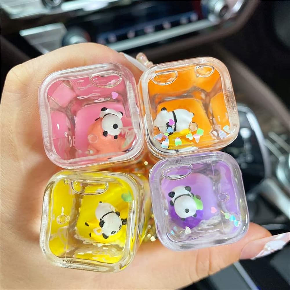 Panda Bear Floating Keychain