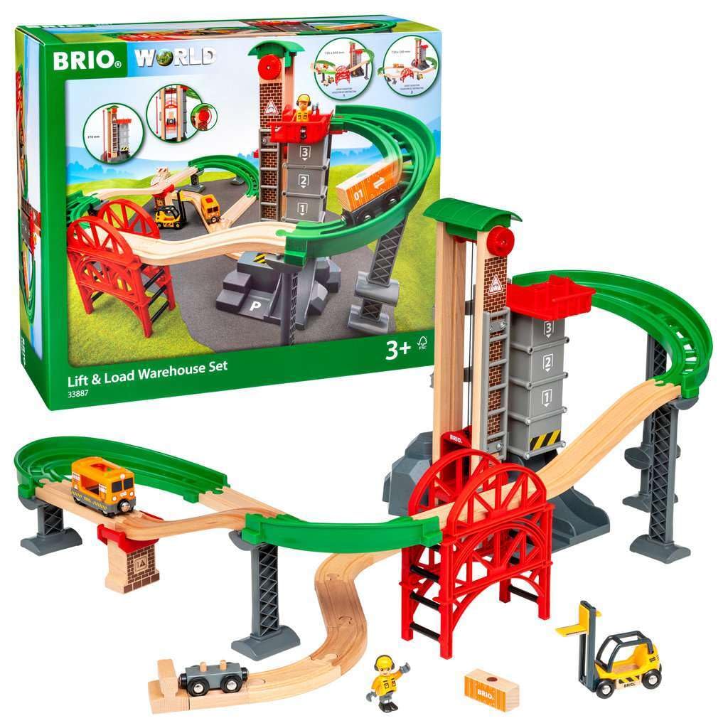 BRIO Lift & Load Warehouse Set