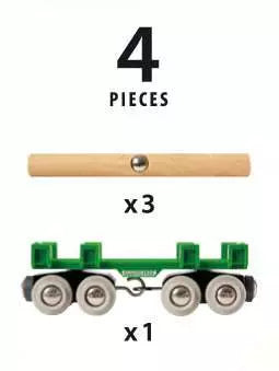 BRIO Lumber Loading Wagon