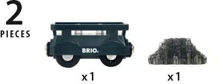 BRIO Light Up Gold Wagon