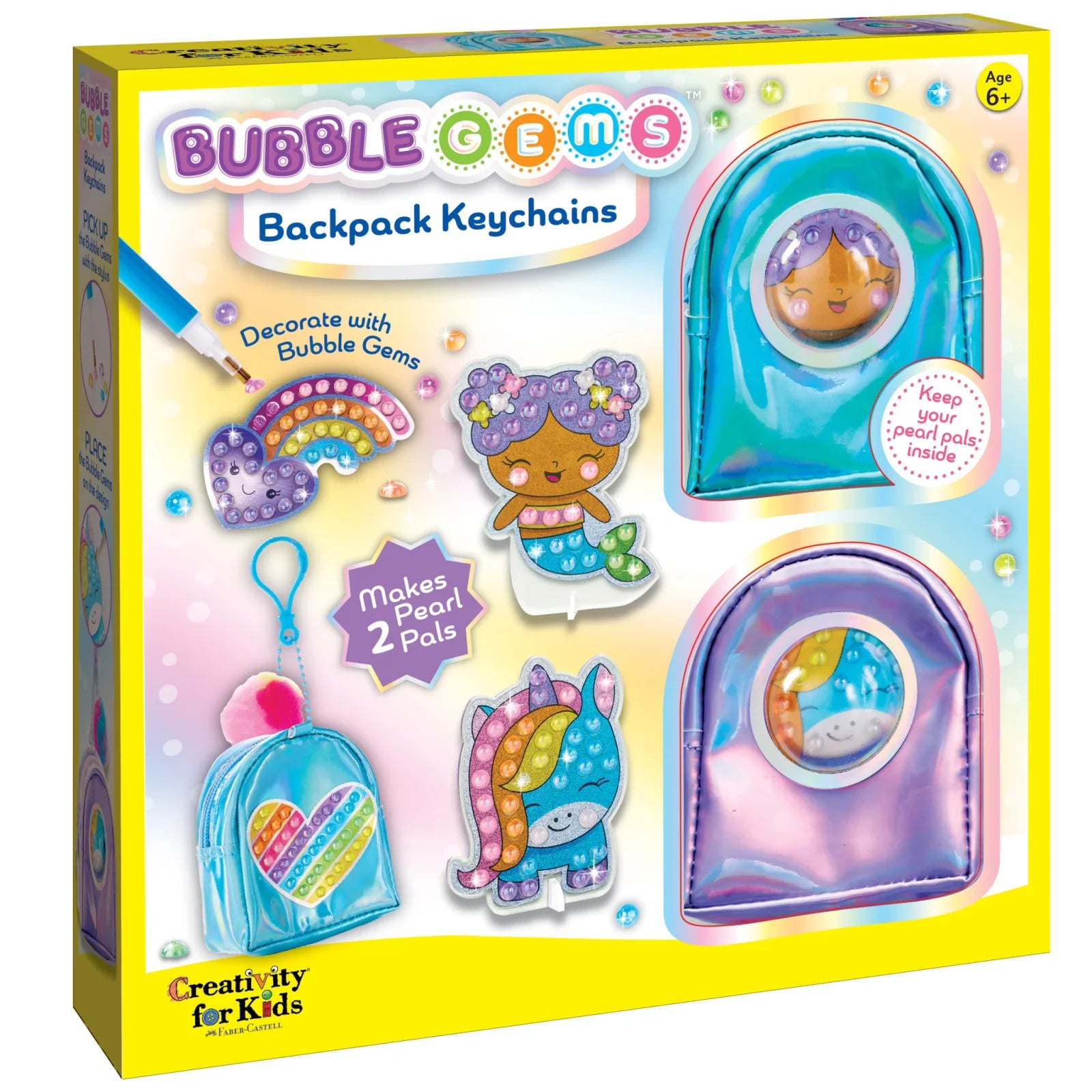 Bubble Gems Backpack Key Chains