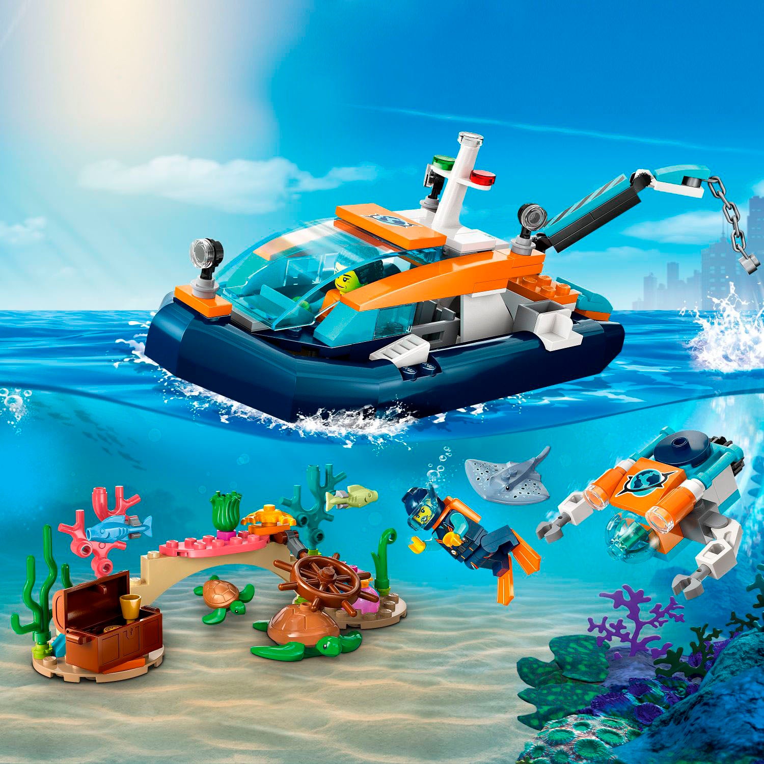 LEGO Explorer Diving Boat