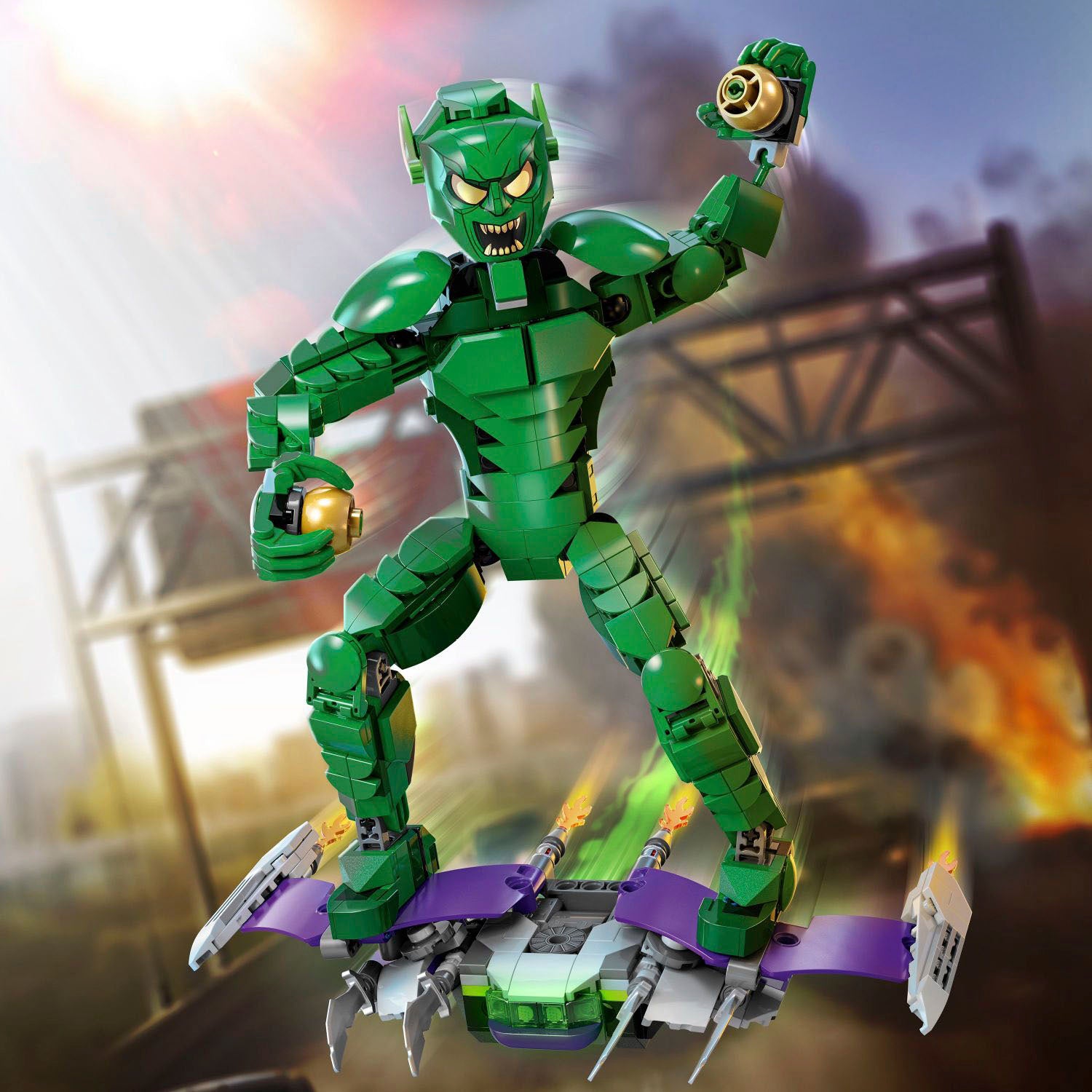 LEGO Green Goblin Construction Figure