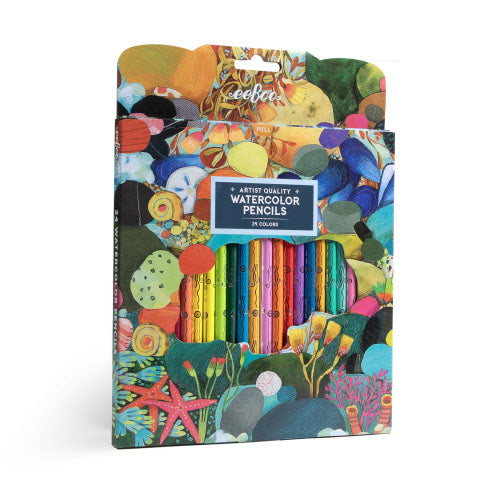 Tidepool 24 Watercolor Pencils