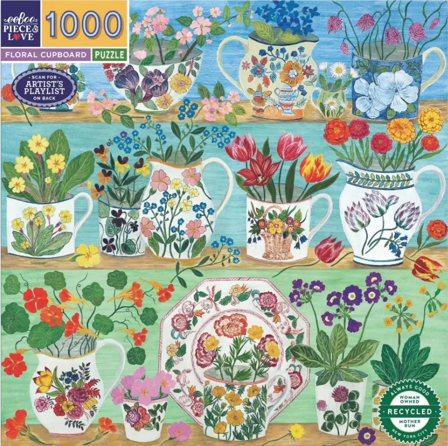 Floral Cupboard - 1000pc