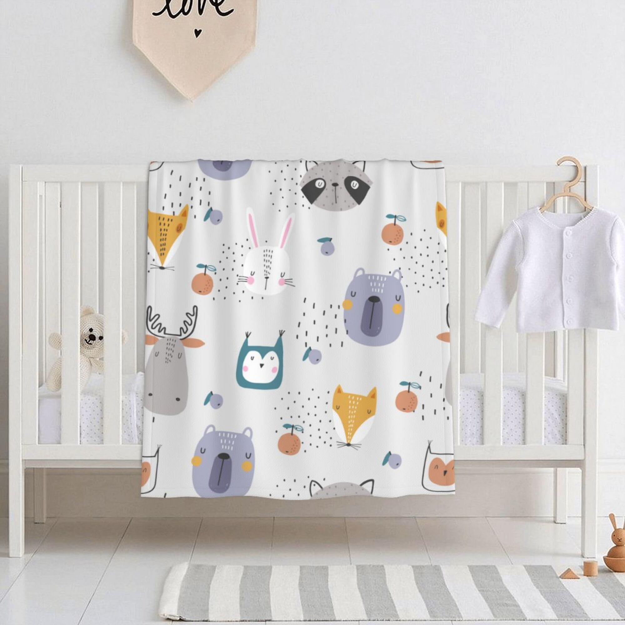 Animals Swaddles Assortment