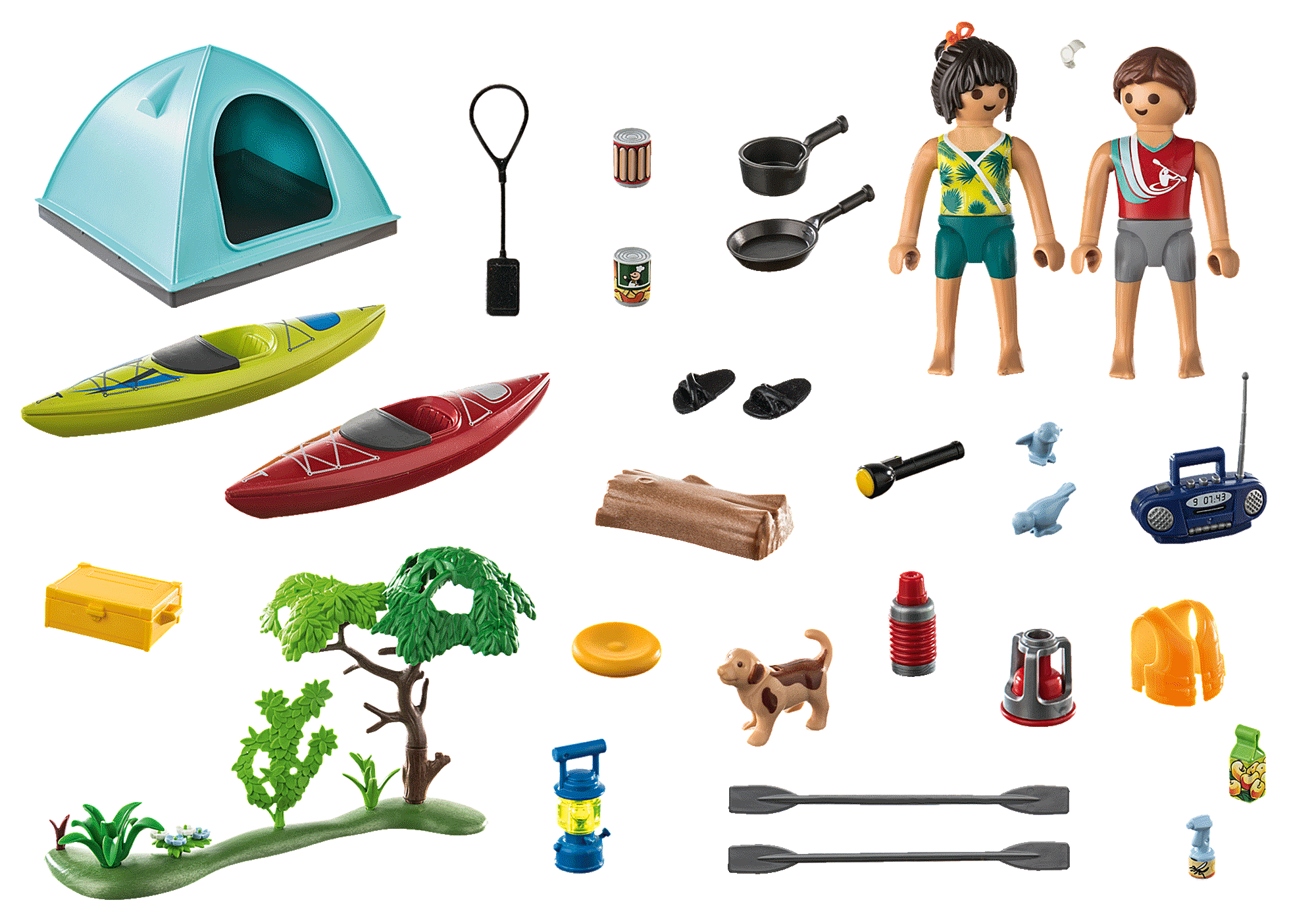 Camping with Kayaks