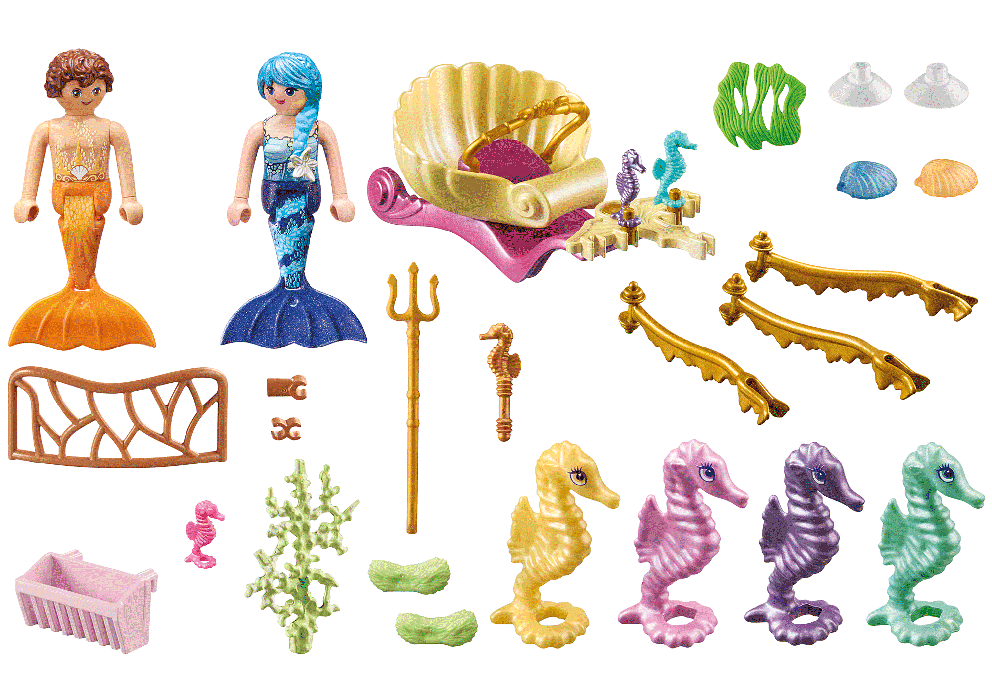 Mermaid Seahorse Carriage