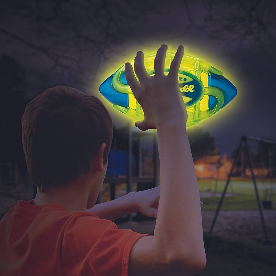 Nightball Football Large Green/Blue