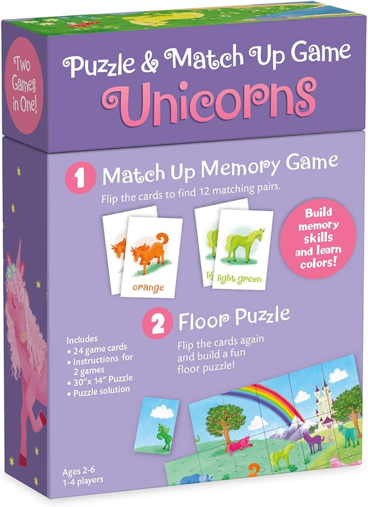 Puzzle & Match Up Game Unicorns