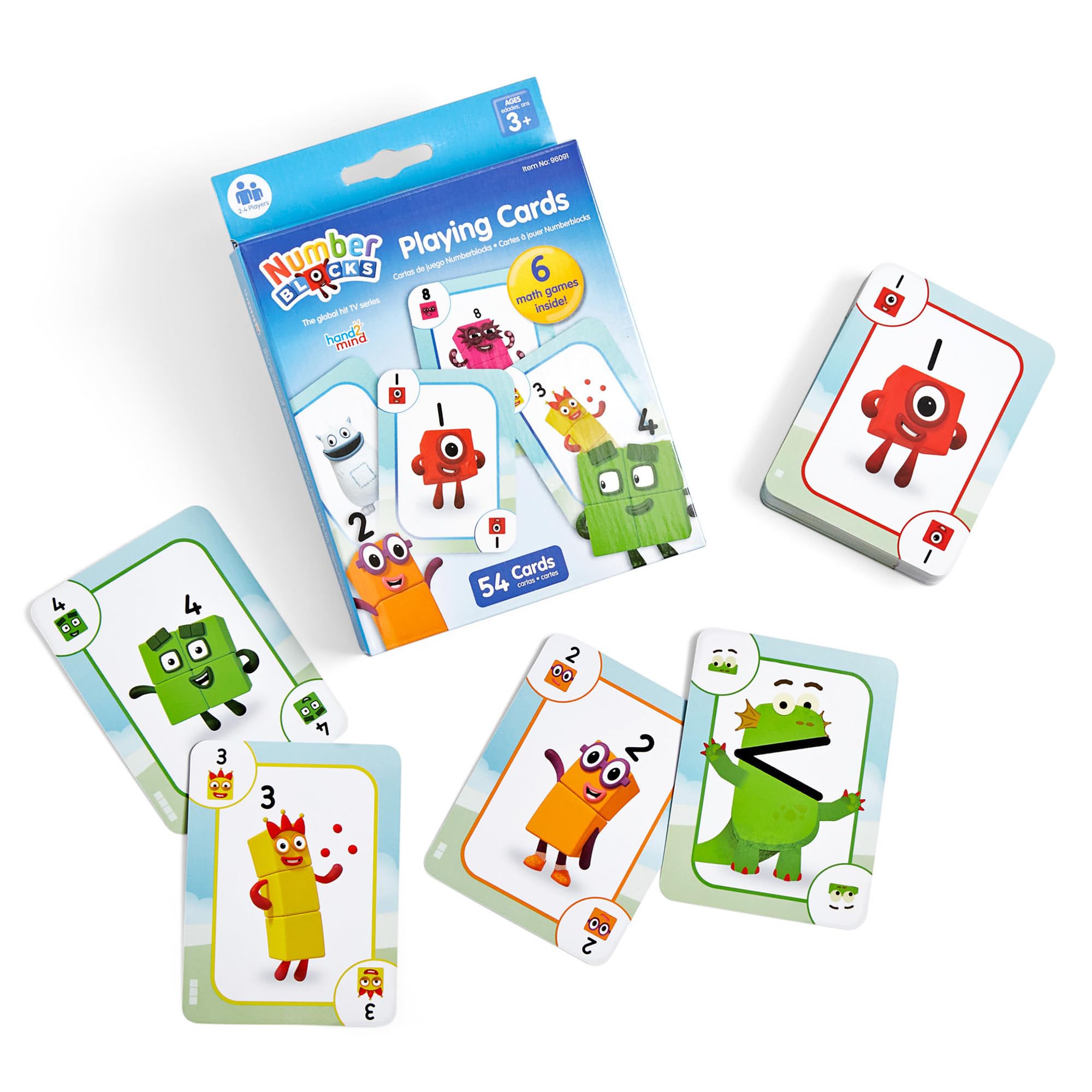 Number Blocks Playing Cards