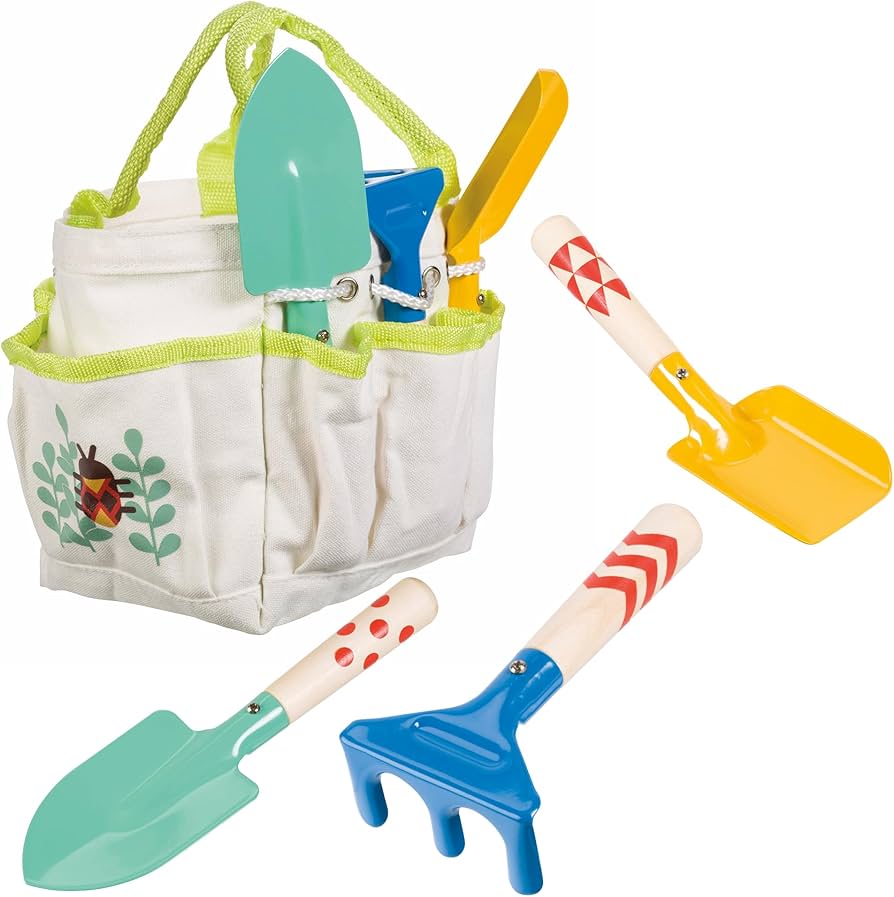 Beetle and Bee Garden Kids Garden Tote