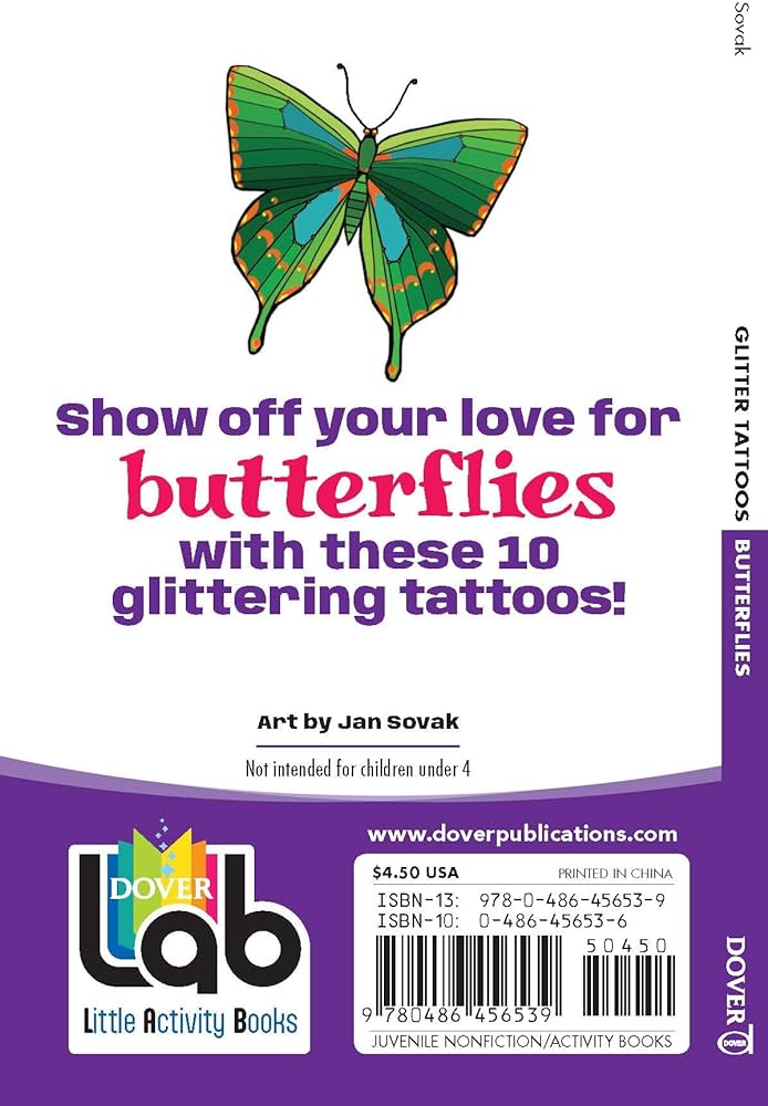Glitter Tattoos - Butterflies