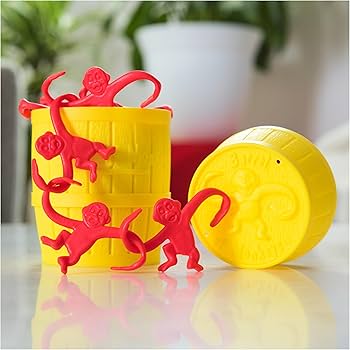 Barrell of Monkeys Retro Yellow