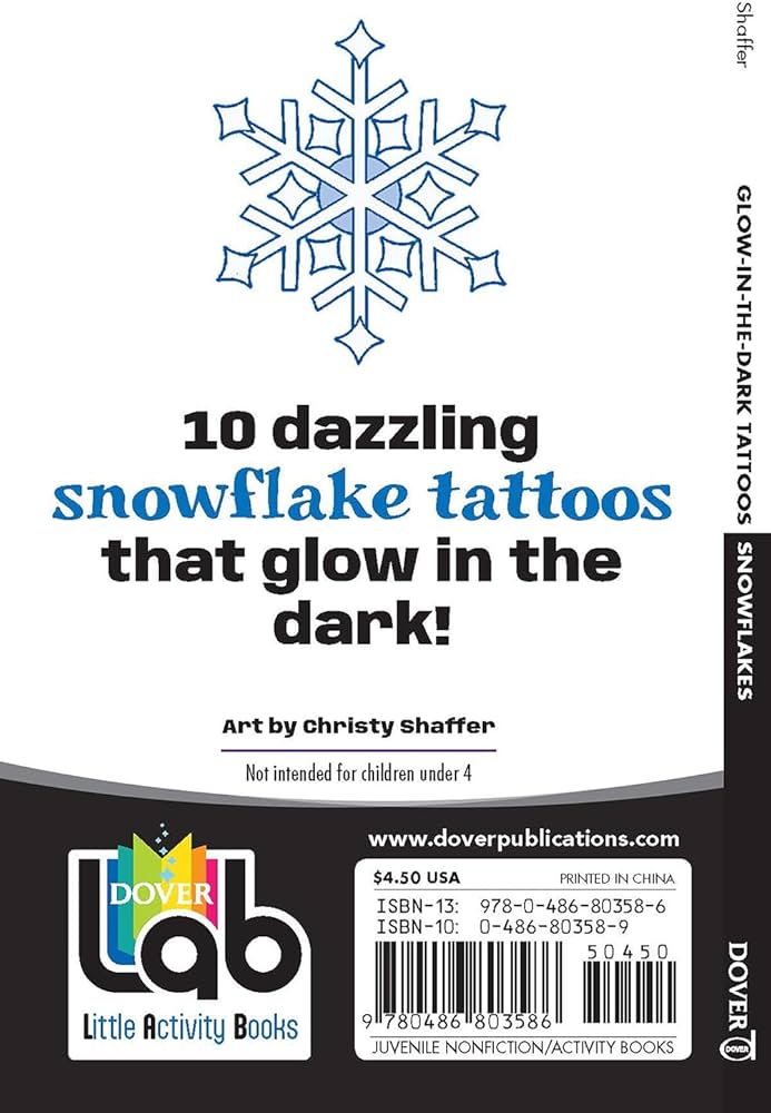 Tattoos - Snowflakes - Glow in the Dark