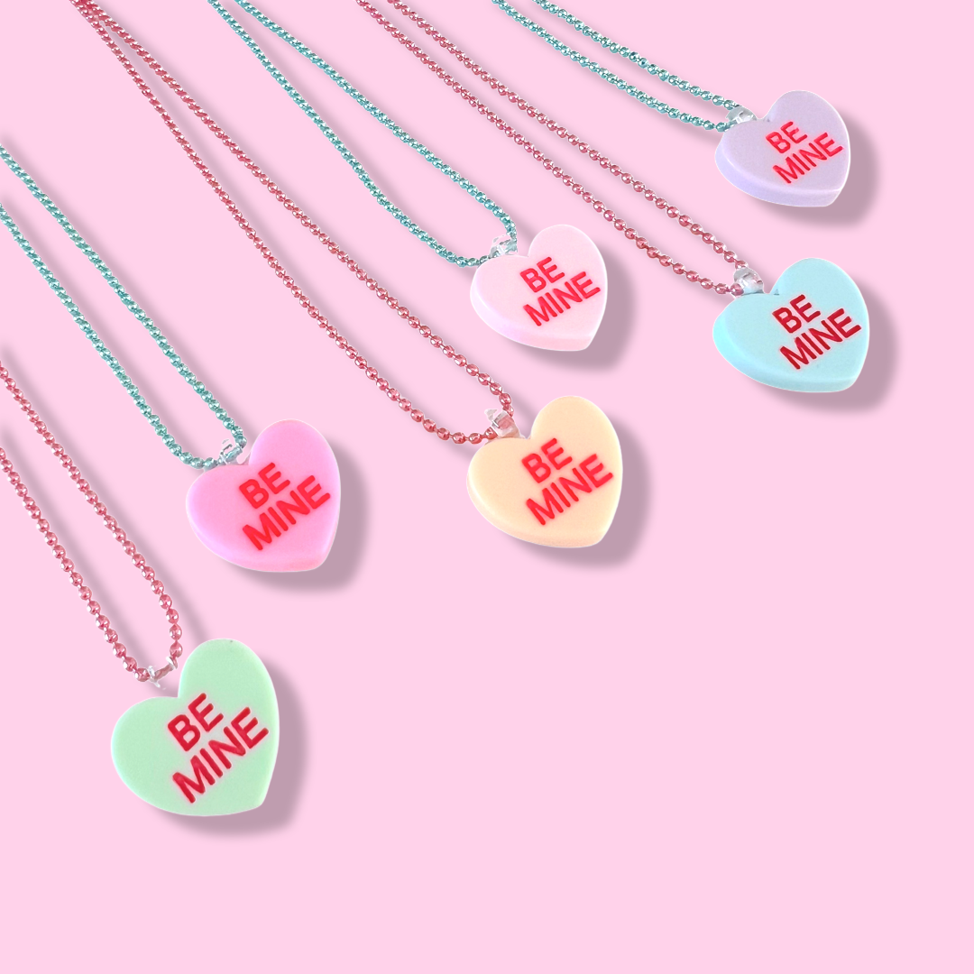 Candy Conversation Heart Kid's Necklace