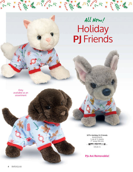 Holiday PJ Animal Assortment