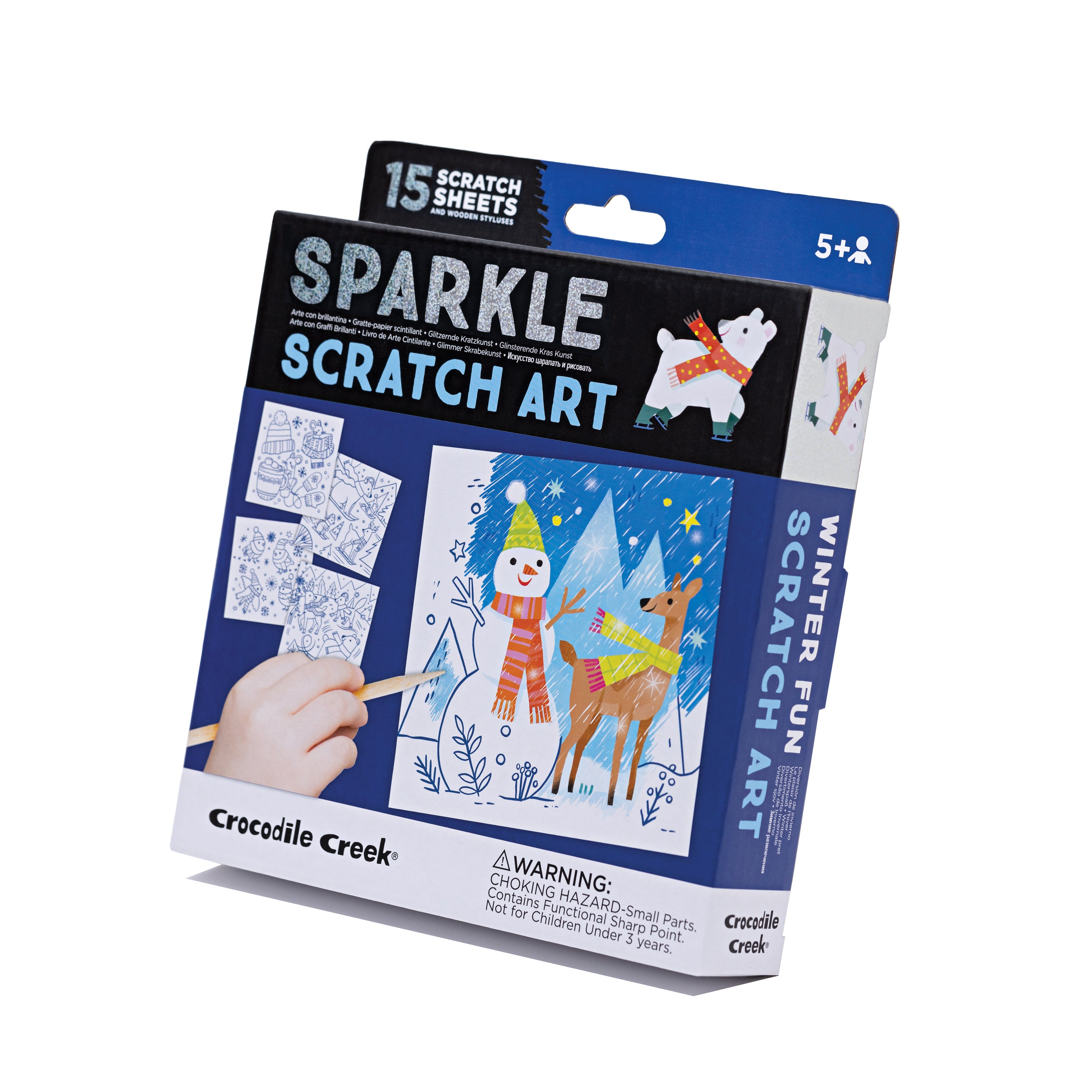 Sparkle Scratch Art
